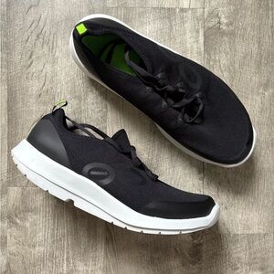 Oofos Mens OOmg Sport Shoes US 10.5 Black Athletic Sneakers EUC